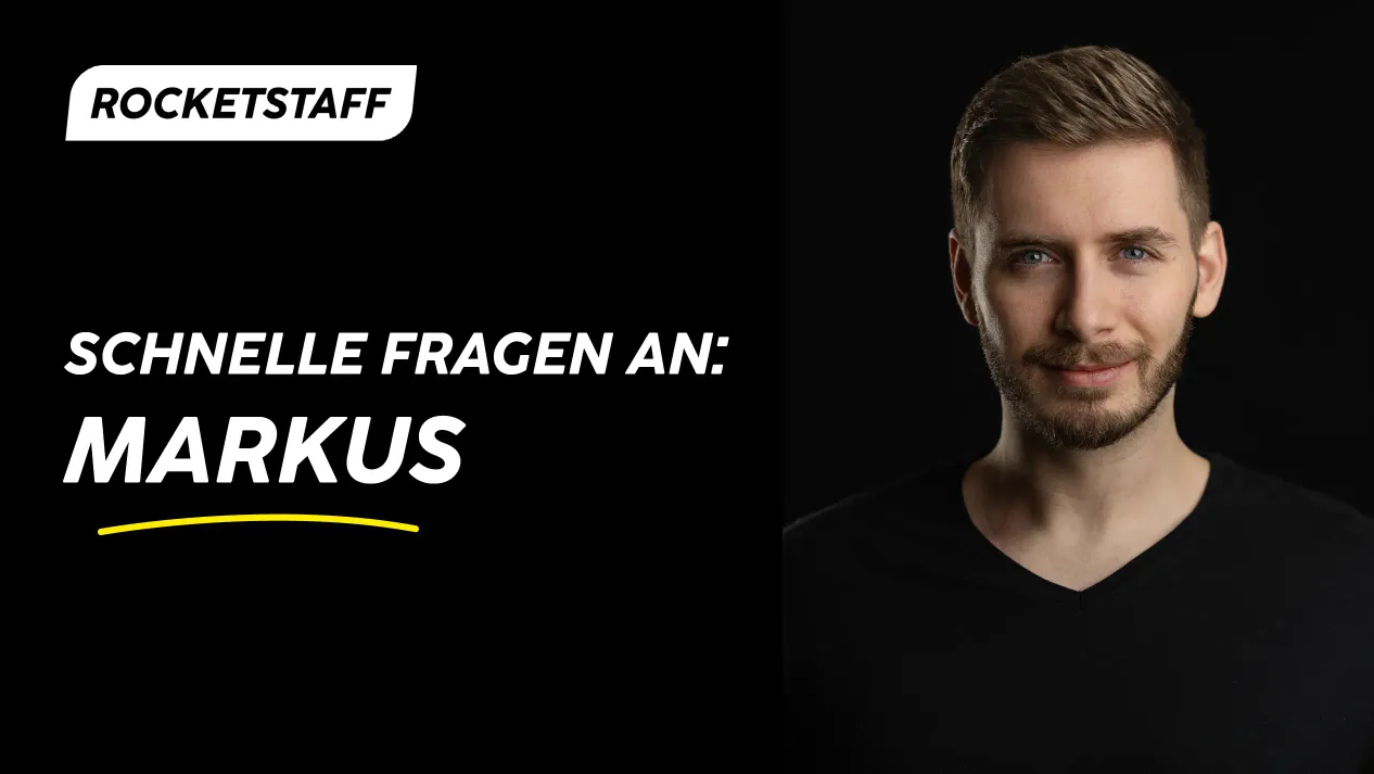 Vorschau: Schnelle Fragen an Markus